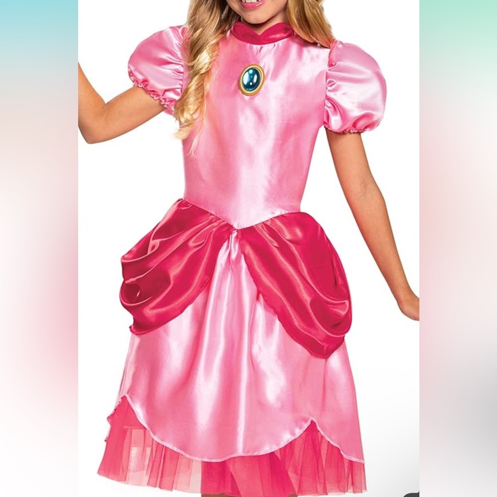 Super Mario “Peach” girls costume
